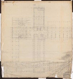 Reichsluftfahrtministerium, Berlin: Teilgrundriss L4/L5/Q4/Q5/V4/V5 1:100 (KG)