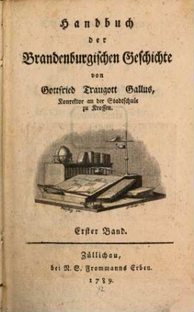 Handbuch der Brandenburgischen Geschichte, 1