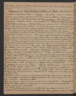Descripcion d. l. Indias Occidentales de Antonio de Herrera