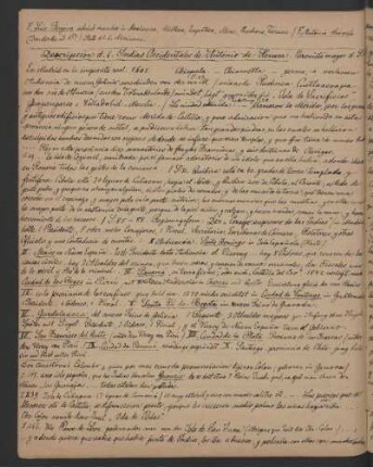 Descripcion d. l. Indias Occidentales de Antonio de Herrera