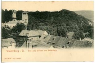Waldenburg. Blick aufs Schloss und Rotenberg
