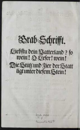 Grab-Schrifft.