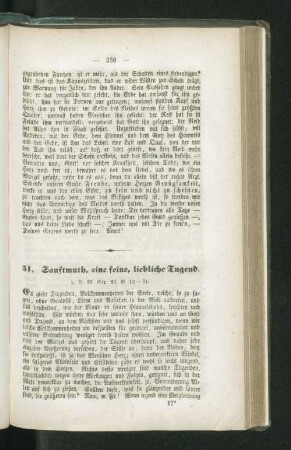 51. Sanftmuth, eine feine, liebliche Tugend.