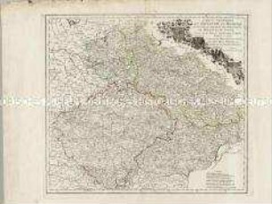 Carte Generale du Royaume de Boheme du Duché de Silesie et des Marquisats de Moravie et de Lusace