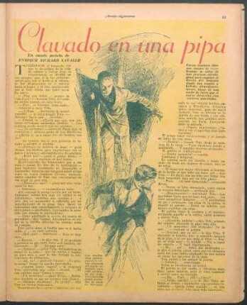 Clavado en una pipa : Un cuento porteño de Enrique Richard Lavalle