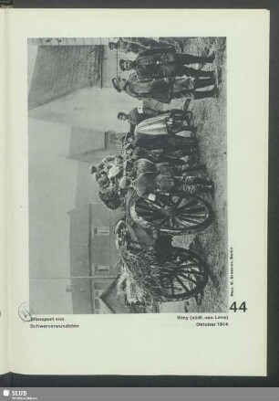 Transport von Schwerverwundeten