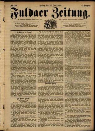 Ausgabe vom Freitag, den 20. Juni 1890.