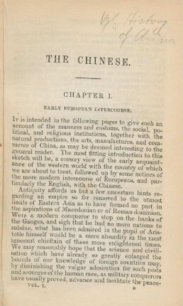 Chapter I. Early European intercourse