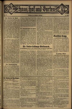 Zweite Ausgabe vom Freitag, den 06. April 1934.