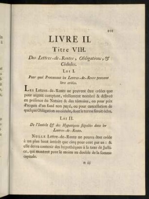 101-118, Titre VIII. - Titre IX.