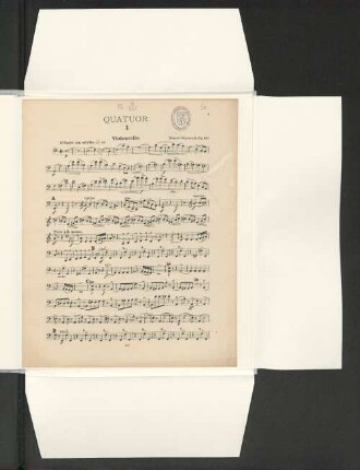 Quatuor. [Violoncello]