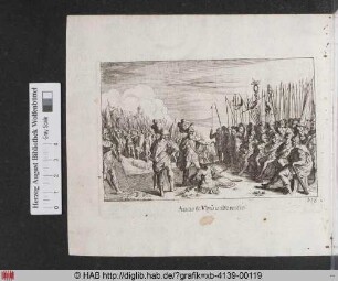 Aiacis & Vlyssis altercatio. [Ajax und Ulysses sprechen miteinander]