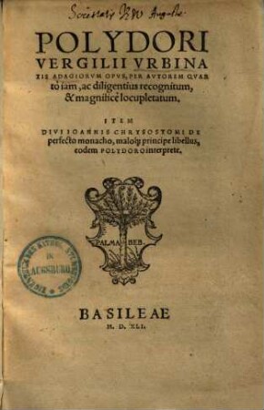 Adagiorum opus