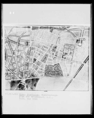 Stadtplan von Wien: Regierungsplan für Hetzendorf