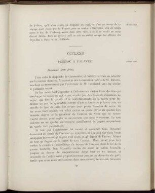 CCCLXXII. Peiresc à Valavez. Aix, 17 mars 1625