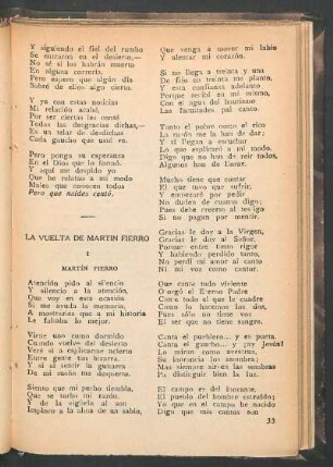 La vuelta de Martín Fierro