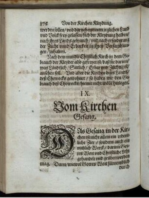 Vom Kirchen Gesang