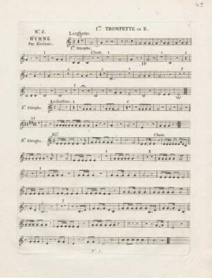 No. 2 Hymne. Par Gossec.