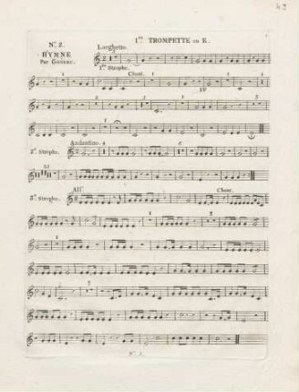 No. 2 Hymne. Par Gossec.