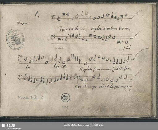 Jean Mouton: Spiritus Domini replevit orbem terrarum