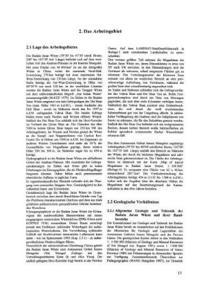 2. Das Arbeitsgebiet