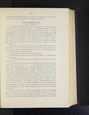 Wissenschaftlicher Abend vom 9. Juni 1900.