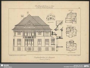 Einfamilienhaus in Stuttgart [Grundriss, Aufriss]