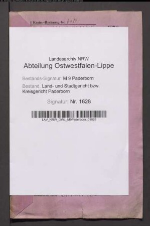Erblasser: Niggemeier, gen Hunolte, Johann; Erblasser: Niggemeier, Angela Maria, geb. Klockenkämper: