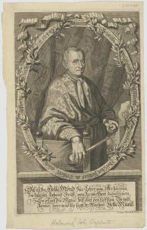 Bildnis des Johann Baptista von Helmont