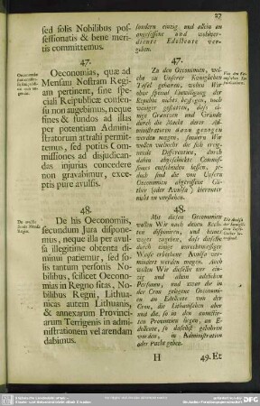 48. De avulsis Bonis Mensae Regiae