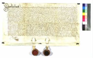 Graf Rudolf zu Helfenstein und die 4 Müller zu Wiesensteig (s. U 448) schließen wegen der Mahlgerechtigkeit einen neuen Vertrag.