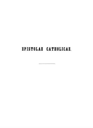 Epistolae Catholicae
