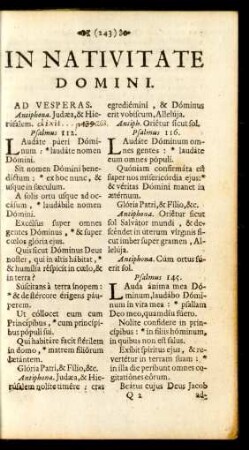 In Nativitate Domini