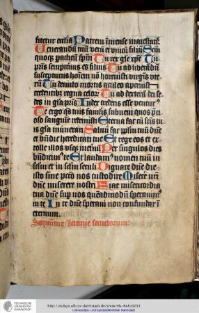 Litanei mit Preces maiores, Komplet mit Chev. 20138 und Nunc dimittis