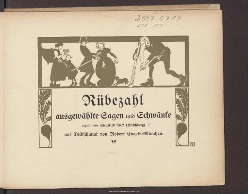 Rübezahl : ausgewählte Sagen und Schwänke