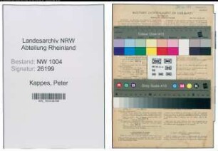 Entnazifizierung Peter Kappes , geb. 02.03.1918 (Lohnbuchhalter)