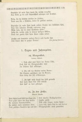 1. Tages- und Jahreszeiten