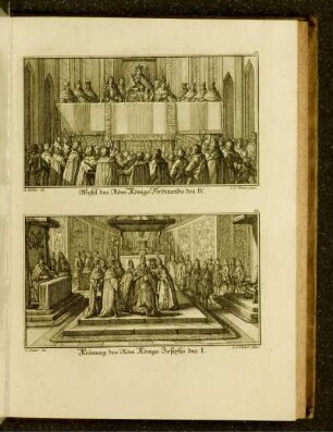 Wahl des Röm. Königs Ferdinands des IV. - Krönung des Röm. Königs Josephs des I.
