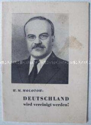 Rede des sowjetischen Außenminister Molotow bei seinem Besuch in der DDR 1954