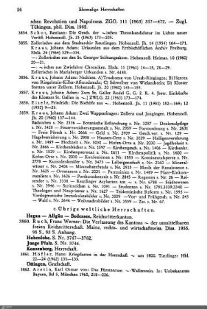 c. Übrige weltliche Herrschaften