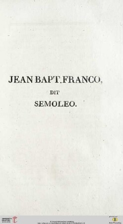 Jean Bapt.Franco, dit Semoleo