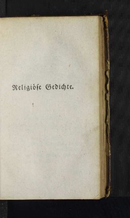 Religiöse Gedichte.