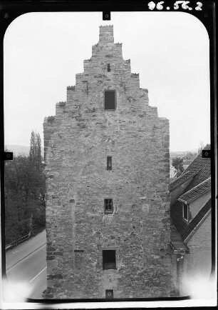 Saalfeld. Saaltor (15. Jh.). Stadtseite