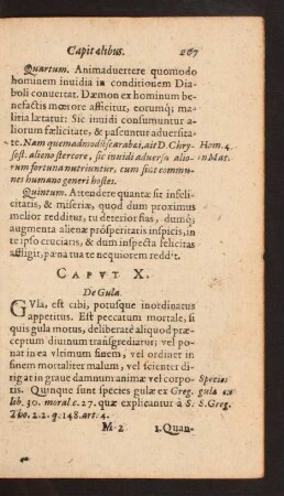 Capvt X. De Gula.