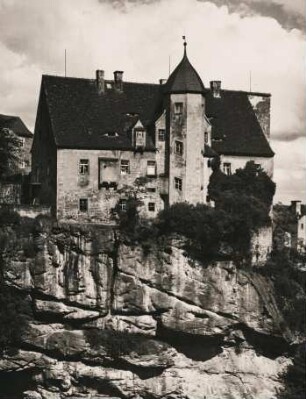Sächsische Schweiz. Burg Hohnstein