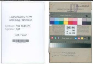 Entnazifizierung Peter Doll , geb. 30.06.1898 (Kaufmann)