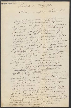 Brief an B. Schott's Söhne : 02.03.1895