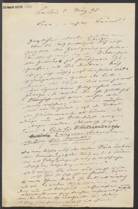 Brief an B. Schott's Söhne : 02.03.1895