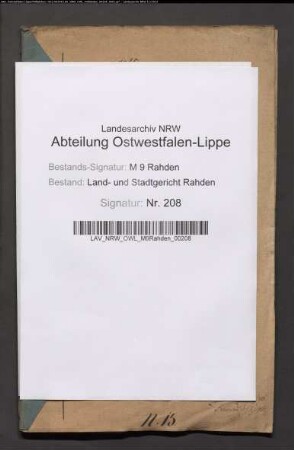 Erblasser: Neele, Margarethe Charlotte; Erblasser: Weber, Friedrich August: Abschluss eines Erbvertrags