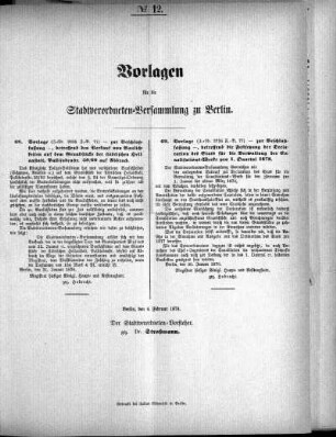 No. 12, 4. Februar 1878